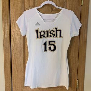 Adidas Notre Dame #15 Women's Jersey M
